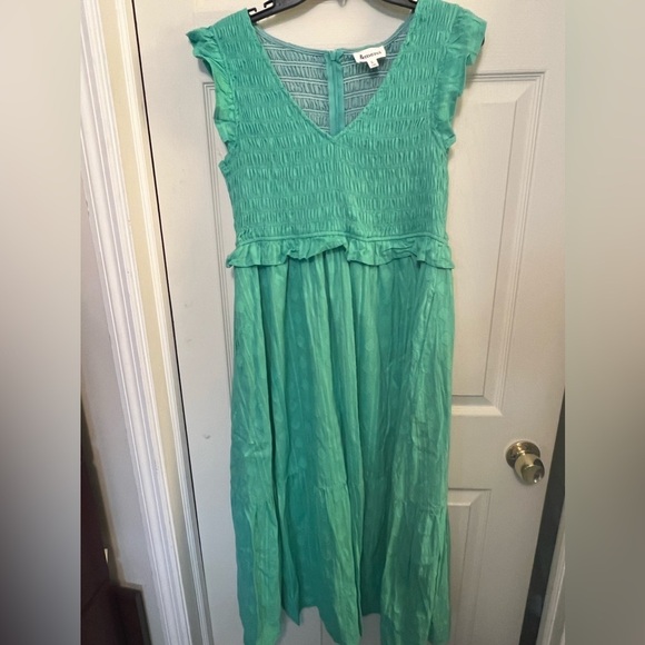 Green Tank Midi Dress - Picture 3 of 6